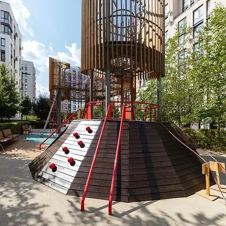 Hotel apartamentowy Nyvky Like - файна таун - 58 Kijów